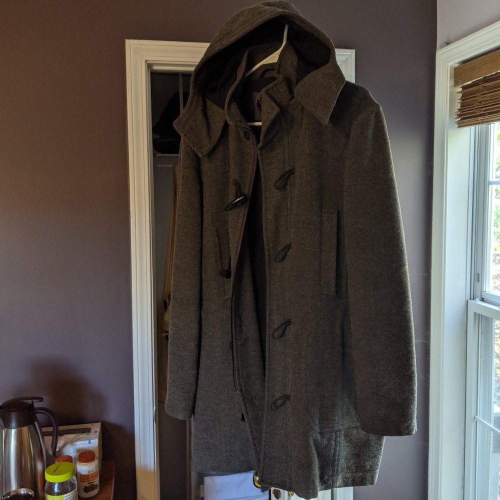 Zara Hooded  Winter Wool Coat